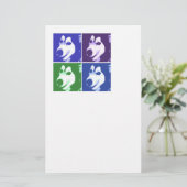 Malamute Dog Briefpapier (Staand voorkant)