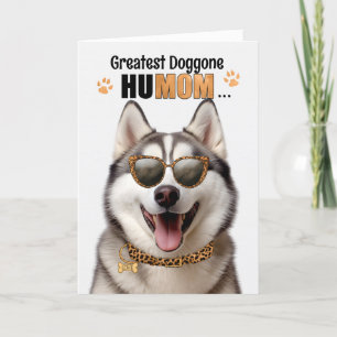 Malamute Dog Greatest HuMOM Moederdag Feestdagen Kaart