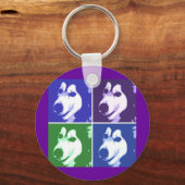 Malamute Dog Sleutelhanger (Voorkant)