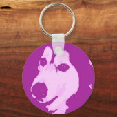 Malamute Dog Sleutelhanger (Voorkant)