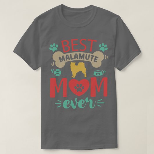 Malamute Dog T-shirt (Design voorkant)
