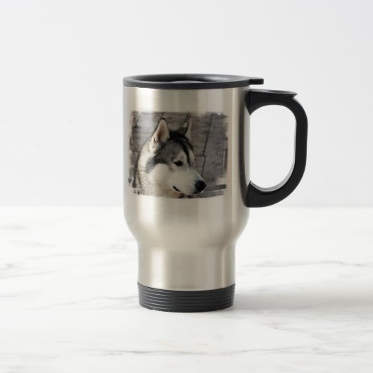 Malamute foto Roestless Travel Mug Reisbeker (Rechts)