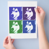 Malamute Hond Flyer (Hand)