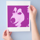 Malamute hond flyer (Hand)