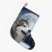 Malamute kerststop kleine kerstsok (Voorkant (Hangend))