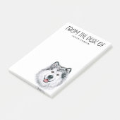Malamute liefhebber post-it® notes (Schuin)
