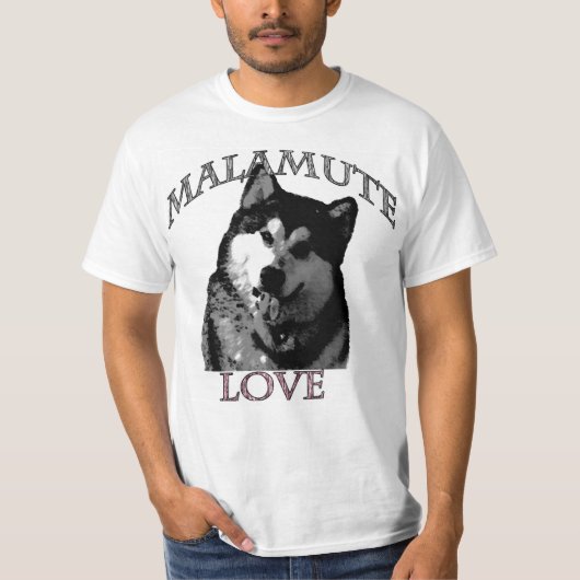 Malamute Love T-shirt (Voorkant)