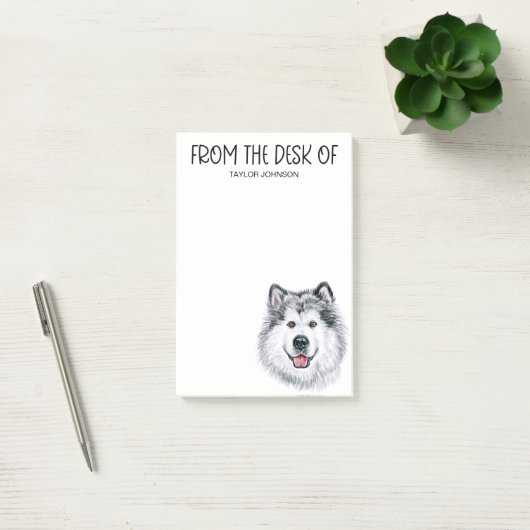 Malamute Lover Post-it® Notes (Kantoor)