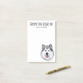 Malamute Lover Post-it® Notes (Op bureau)