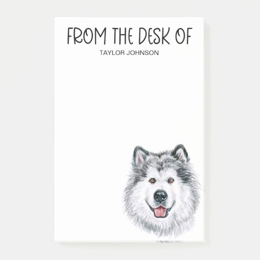 Malamute Lover Post-it® Notes (Voorkant)