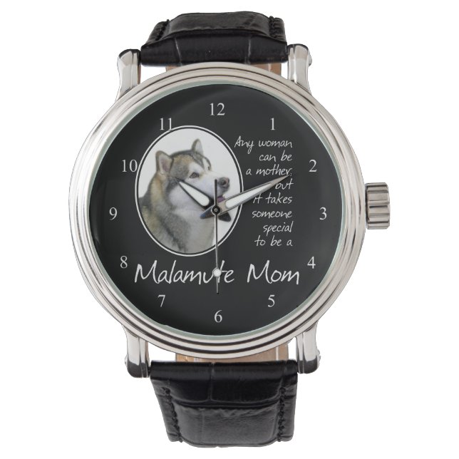 Malamute Mam Watch Horloge (Voorkant)