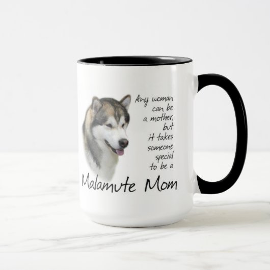 Malamute mama Mok (Rechts)