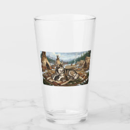 Malamute Moeder Versie 1 Glas