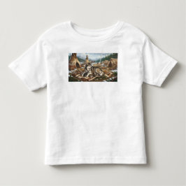Malamute Moeder Versie 1 Kinder Shirts