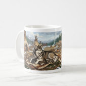 Malamute Moeder Versie 1 Koffiemok (Voorkant links)