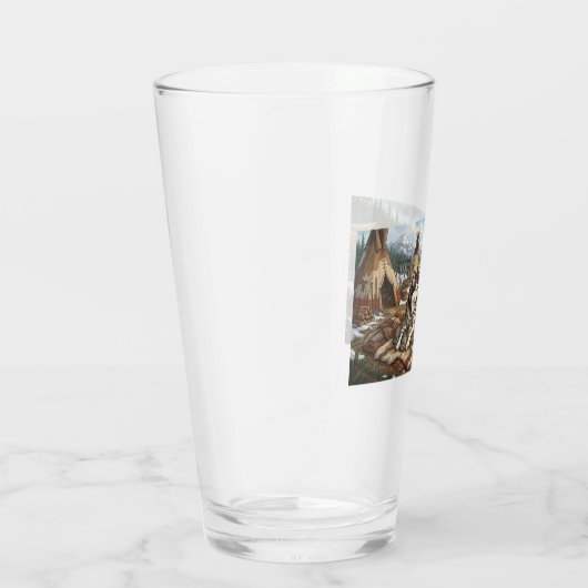 Malamute Moeder Versie 2 Glas (Rechts)