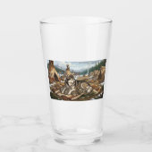 Malamute Moeder Versie 2 Glas (Voorkant)