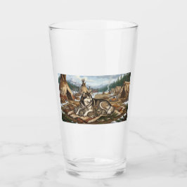Malamute Moeder Versie 2   Glas