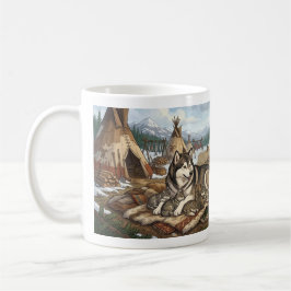 Malamute Moeder Versie 2   Koffiemok