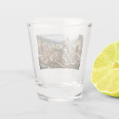 Malamute Moeder Versie 2 Shot Glas (Achterkant)