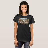 Malamute Moeder Versie 2 T-shirt (Voorkant volledig)