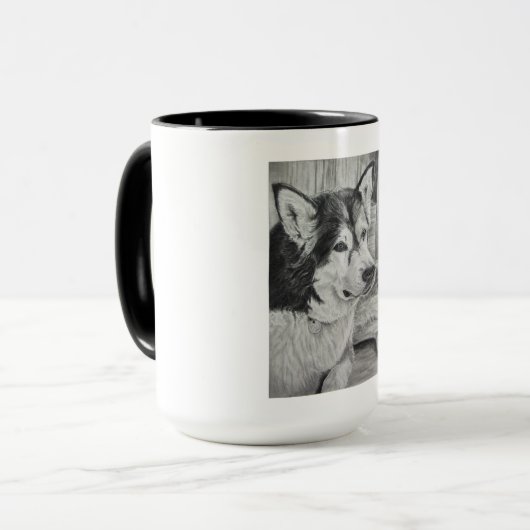 Malamute mok (Voorkant links)