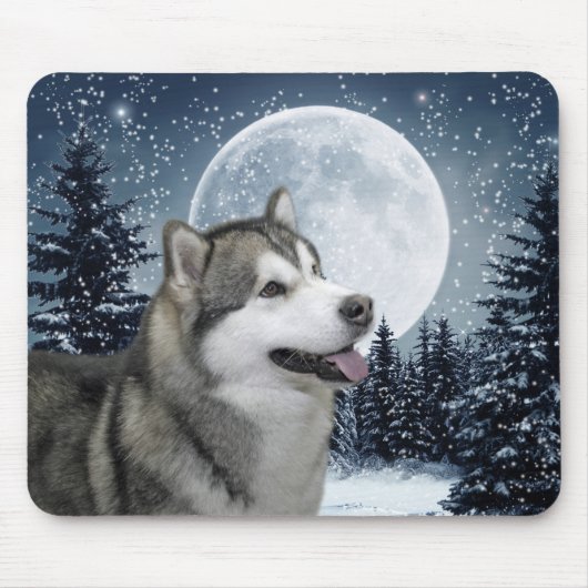 Malamute Mousepad Muismat (Voorkant)