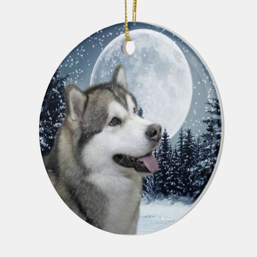 Malamute Ornament (Links)
