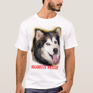 MALAMUTE RESCUE T shirt