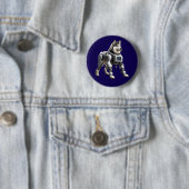 Malamute Robot Knop Ronde Button 5,7 Cm (In situ)