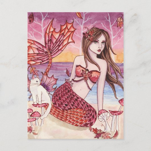 Malana - Autumn Mermaid Briefkaart (Voorkant)