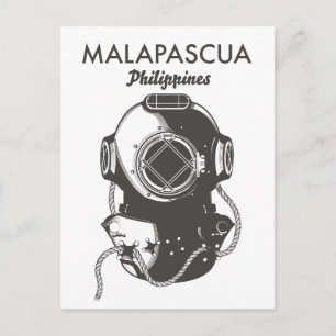 Malapascua Filipijnen Duiken reisposter Briefkaart
