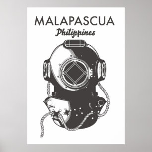 Malapascua Filipijnen Duiken reisposter Poster