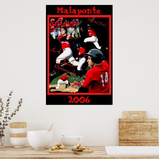 Malaponte Freshman Baseball Poster (Keuken)