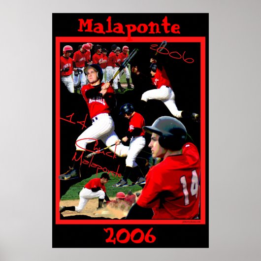Malaponte Freshman Baseball Poster (Voorkant)