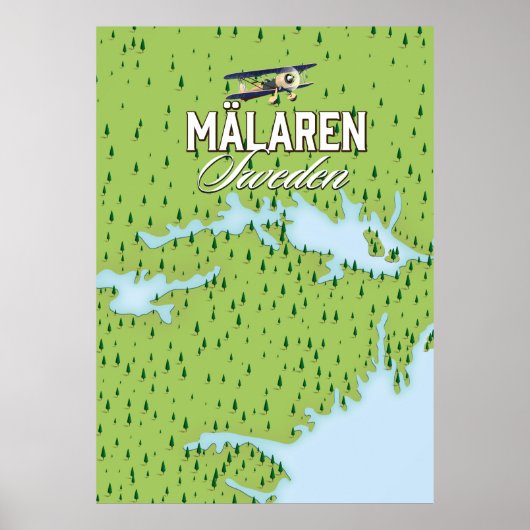 Mälaren Zweden Poster (Voorkant)