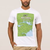 Mälaren Zweden T-shirt (Voorkant)