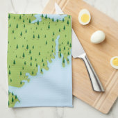 Mälaren Zweden Theedoek (Quarter Fold)