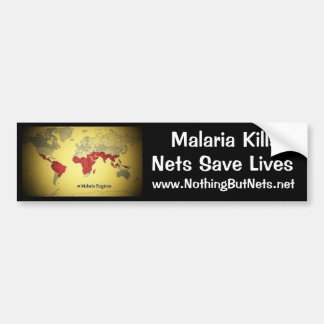 Malaria Doodt, Netten Redden Levens Bumpersticker