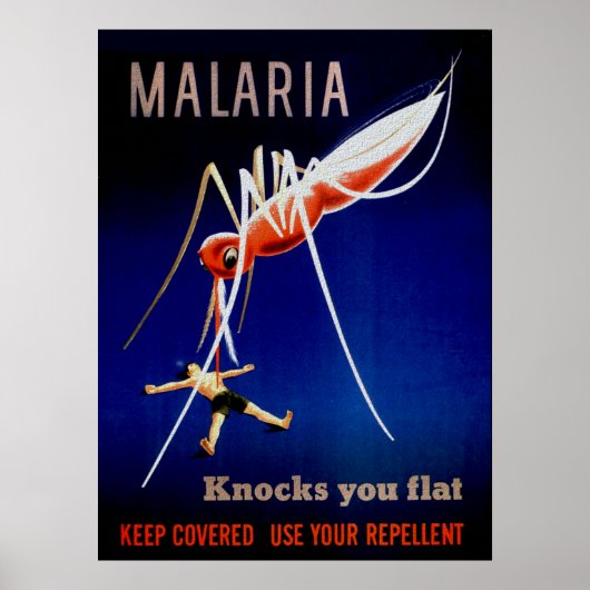 Malaria doodt poster (Voorkant)