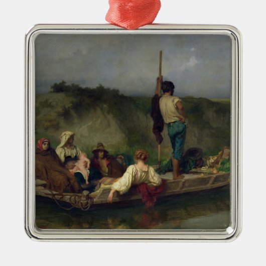 Malaria Metalen Ornament (Voorkant)