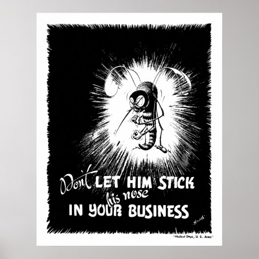 Malaria Mosquito Poster (Voorkant)