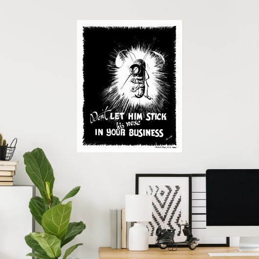 Malaria Mosquito Poster (Thuiskantoor)