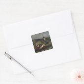 Malaria Vierkante Sticker (Envelop)