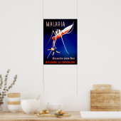  Malaria weet je griet Poster (Keuken)