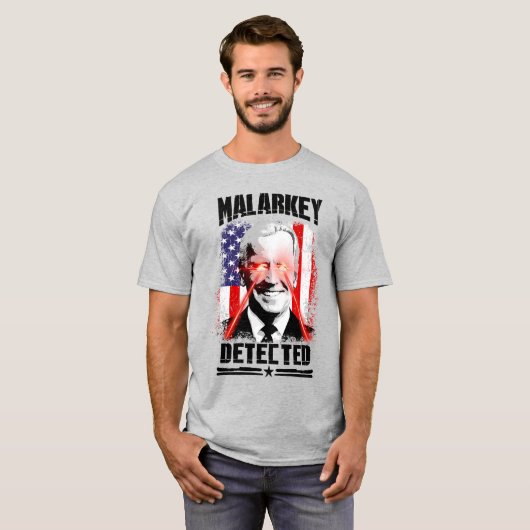 Malarkey gedetecteerd t-shirt (Voorkant volledig)
