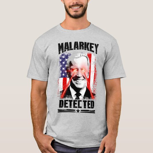 Malarkey gedetecteerd t-shirt (Voorkant)