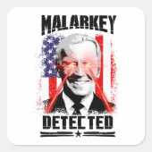 Malarkey gedetecteerd vierkante sticker (Voorkant)