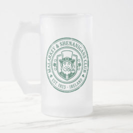 Malarkey & Shenanigans Bierclub St. Patrick's Day Matglas Bierpul