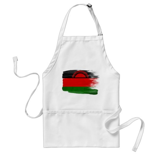 Malawi Flag Apron Standaard Schort (Voorkant)